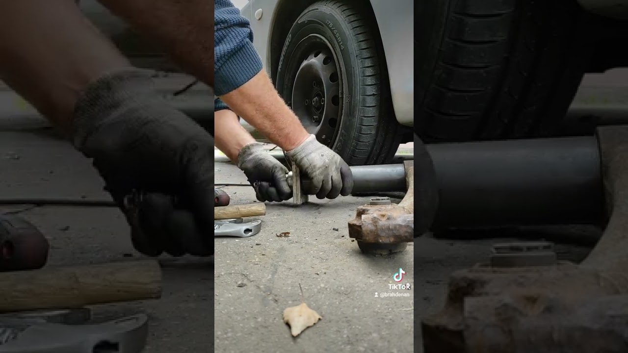 Extraction axe essieu arrière Peugeot 206