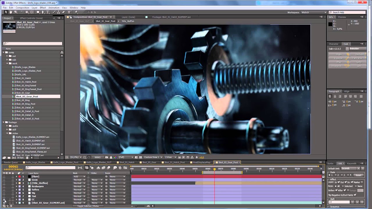 KNIFE - Teaser - VFX Breakdown