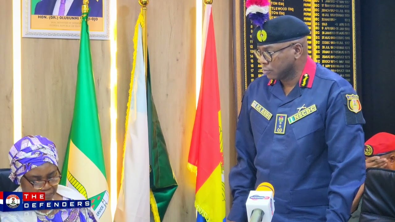 NSCDC COMMANDANT GENERAL GIVES BRIEF ON THE CORPS ACTIVITIES & ACHIEVEMENTS.(PART 1)