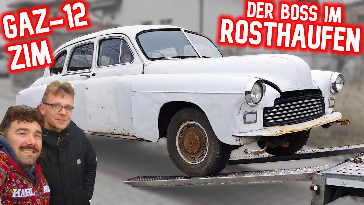 Wir sind blank… und haben uns eine Staatskarosse im Ausland gekauft (GAZ-12 ZIM) 😂
