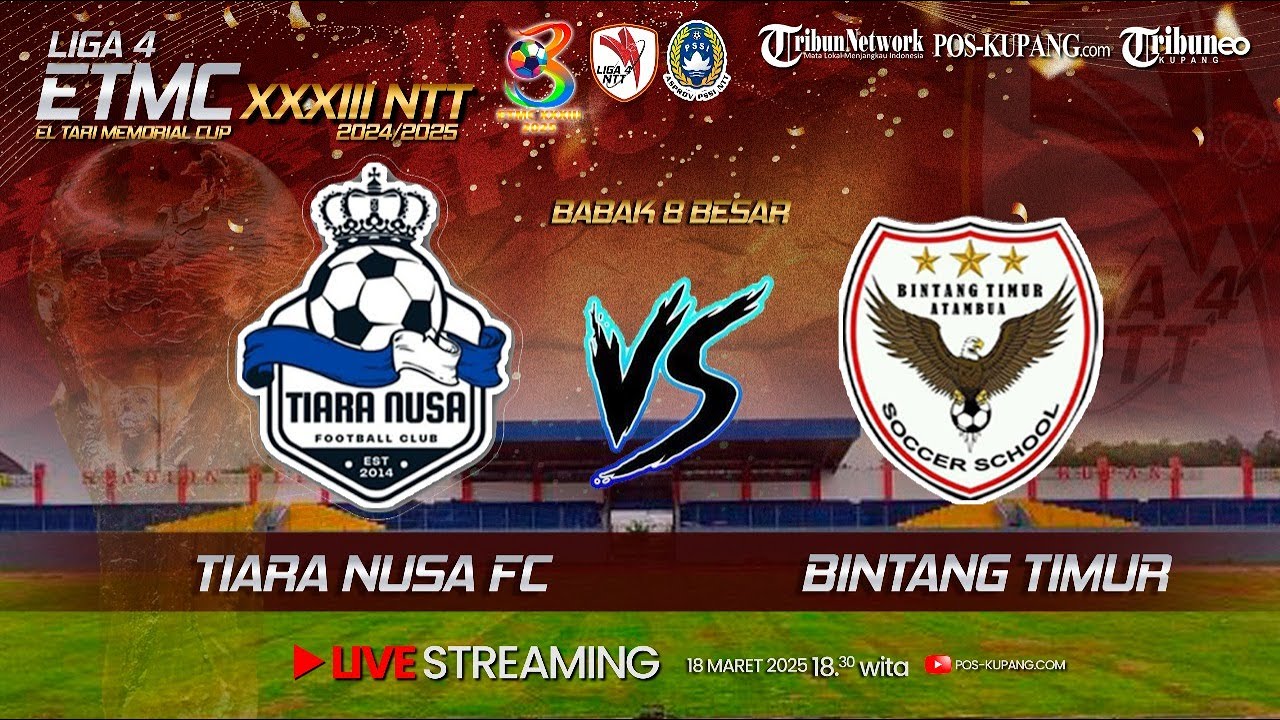 TIARA NUSA FC VS BINTANG TIMUR | BABAK PENYISIAN 8 BESAR) | ETMC XXXIII 2024/2025