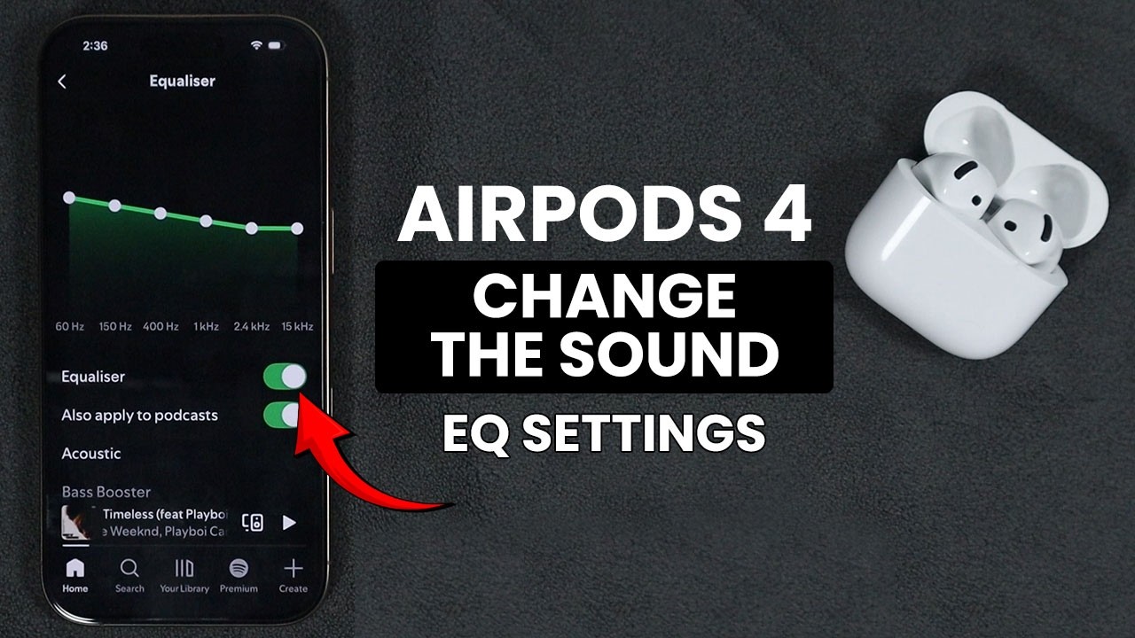 Jak zmienić dźwięk w AirPods 4 &ndash; ustawienia korektora dźwięku