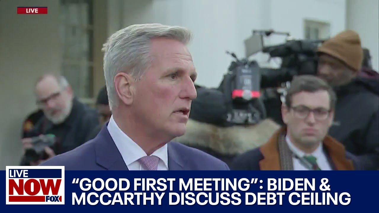 Debt Ceiling: Speaker McCarthy reacts after meeting with President Biden | LiveNOW from FOX