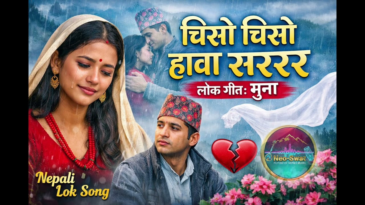 Chiso Chiso Hawa Sarara चिसो चिसो हावा सरर || AI Cover Song | Nepali Lok Geet | New_Swar 🎶