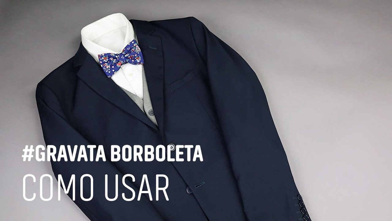 Como usar gravata borboleta