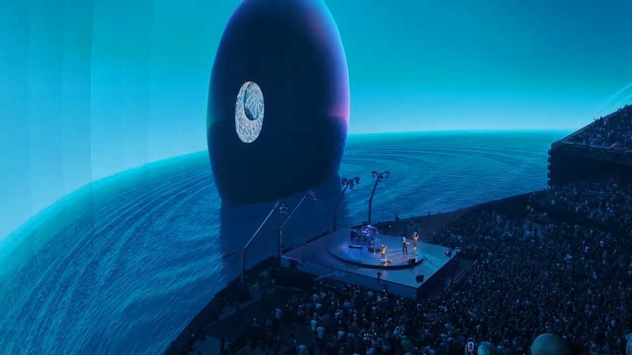 U2 With or Without You, Sphere Las Vegas 9/29/2023 Live Opening Night