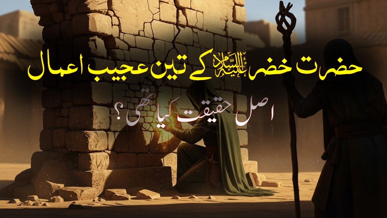 حضرت خضرؑ کے تین عجیب اعمال — اصل حقیقت کیا تھی؟ #DivineWisdom #IslamicLessons #TrueIslamicStory