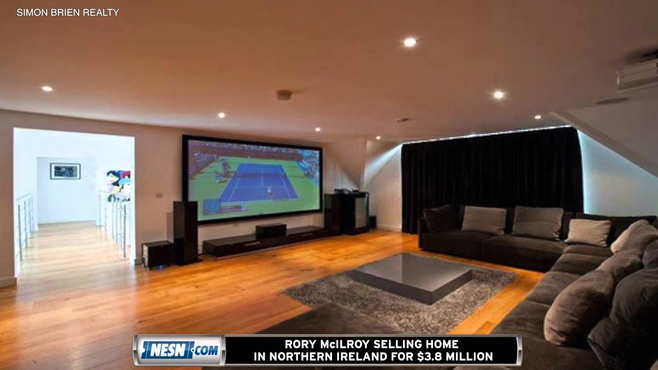 Rory McIlroy Puts His Enormous Northern Ireland Mansion Up for Sale