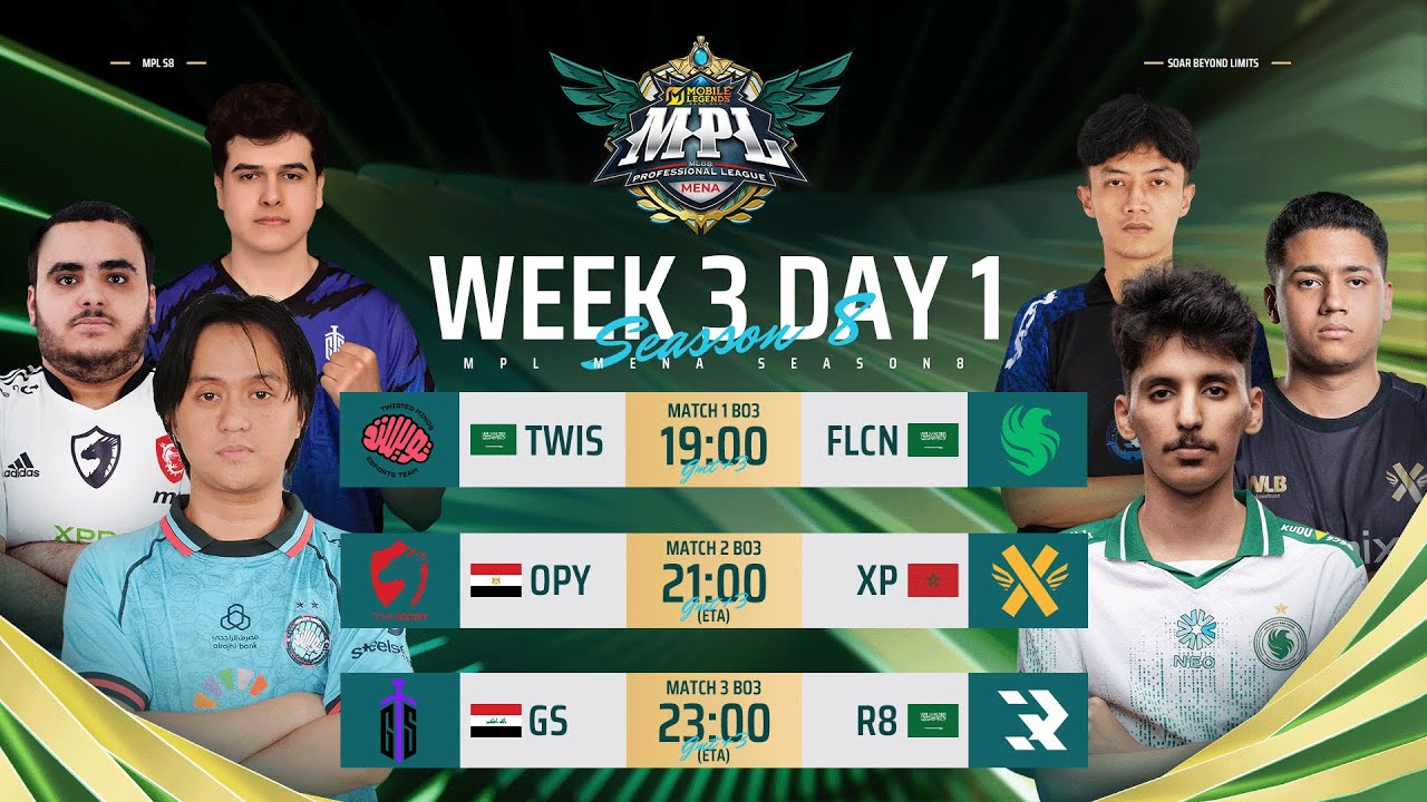 2025 MPL MENA Season 8 Regular Season Week 3 Day 1