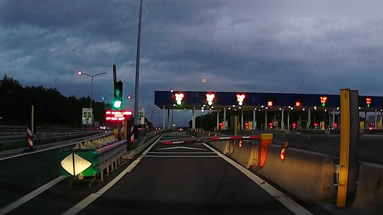 Dashcam Croatia autoput A1 ENC problemi