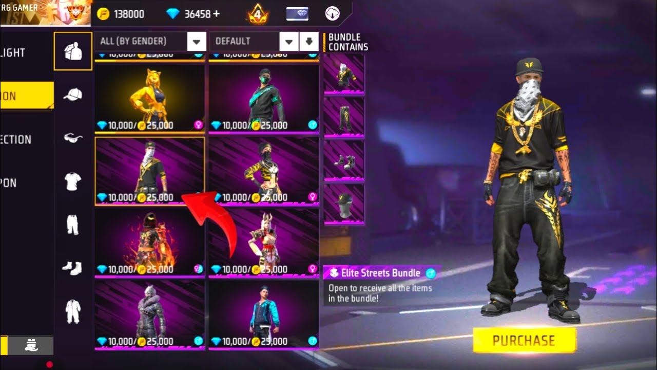 FREE FIRE SECRET SERVER 😱💥 - CLAIM ALL EPIC & LEGENDARY BUNDLE IN GOLD 🪙🥳👑