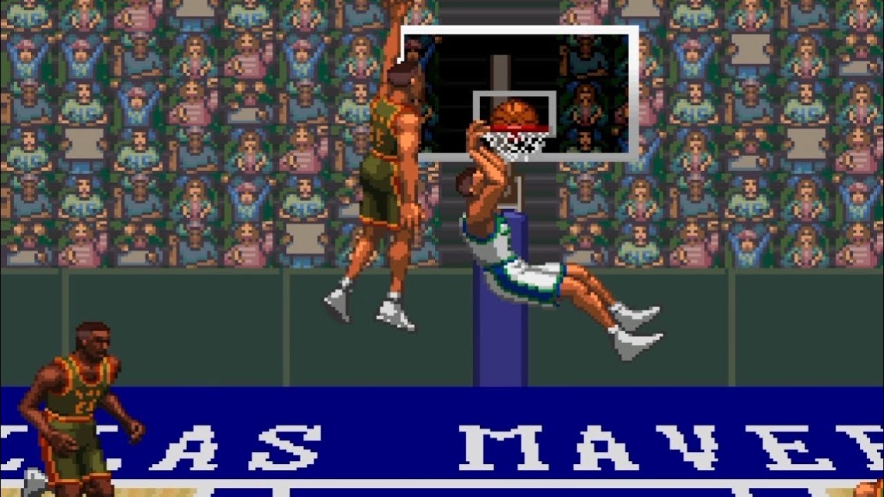 «Сиэтл Суперсоникс» против «Даллас Маверикс» | NBA Give 'n Go (SNES)