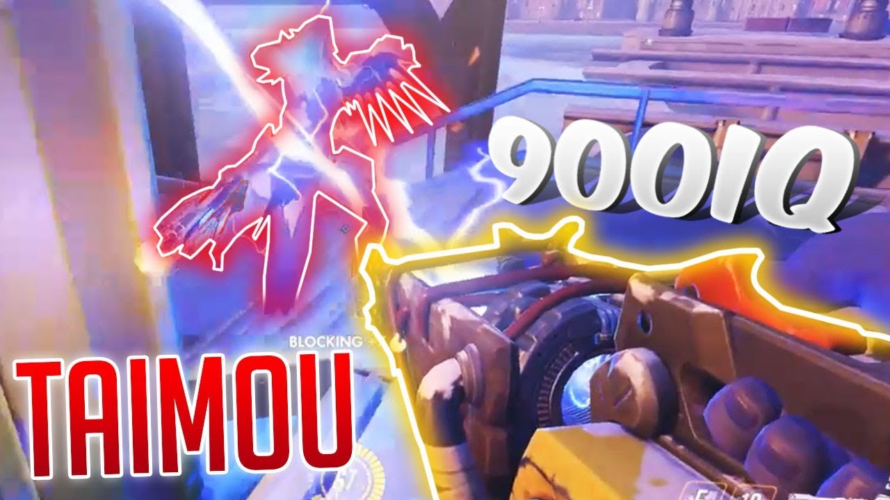 900 IQ TAIMOU PLAY! WHAT A GENIUS CALCULATED PLAY!- OVERWATCH WTF FUNNY MOMENTS MONTAGE!