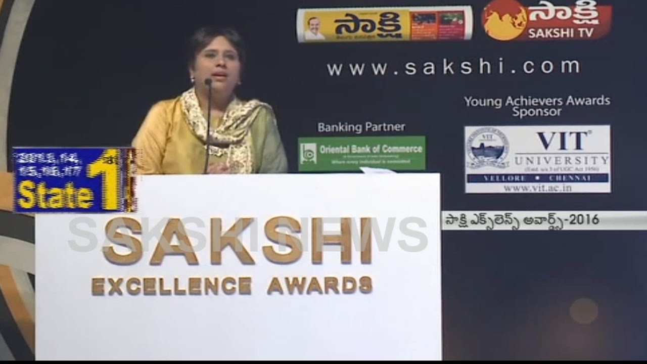 Barkha Dutt Speech At Sakshi Excellence Awards 2016 Celebrations