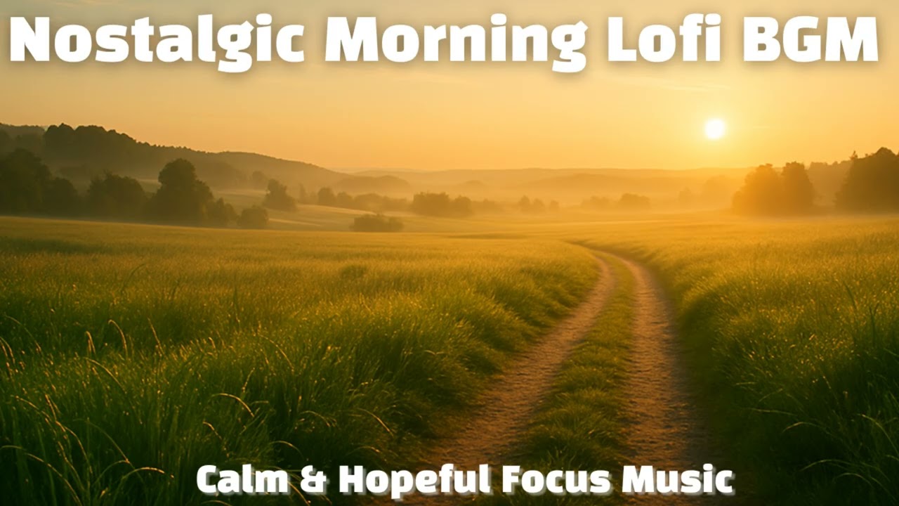 Nostalgic Morning Lofi BGM｜Calm & Hopeful Focus Music