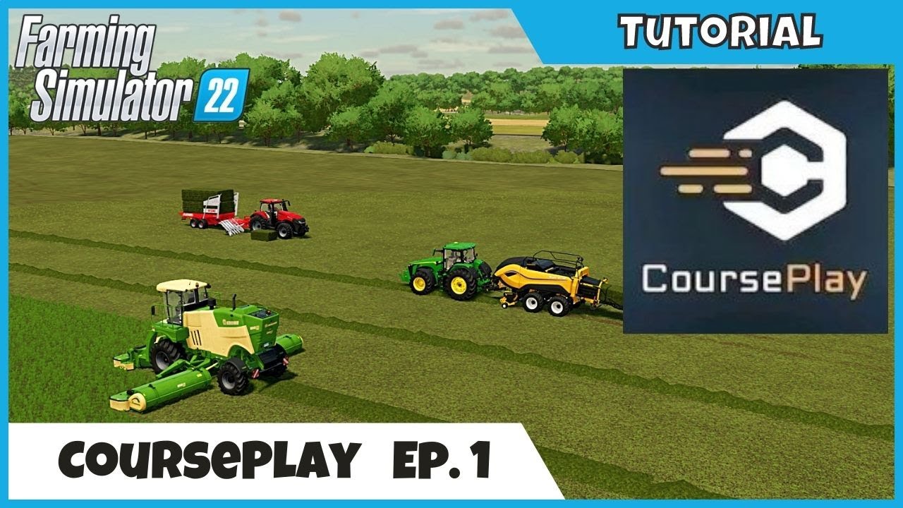 FS22 Tutorial COURSEPLAY Automatize e Crie Comboios Pra Diversos Serviços EP. 1 FARMING SIMULATOR 22