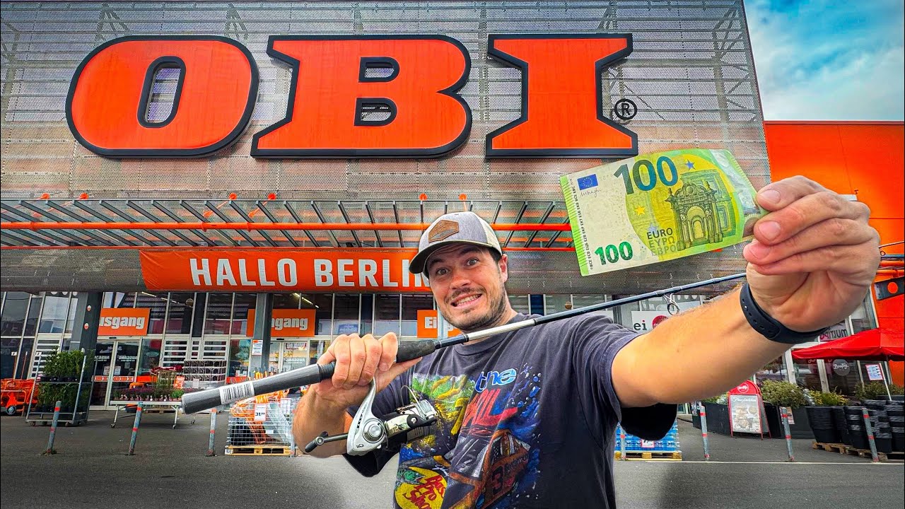 100&euro; Baumarkt-Fischarten CHALLENGE 🎣😱