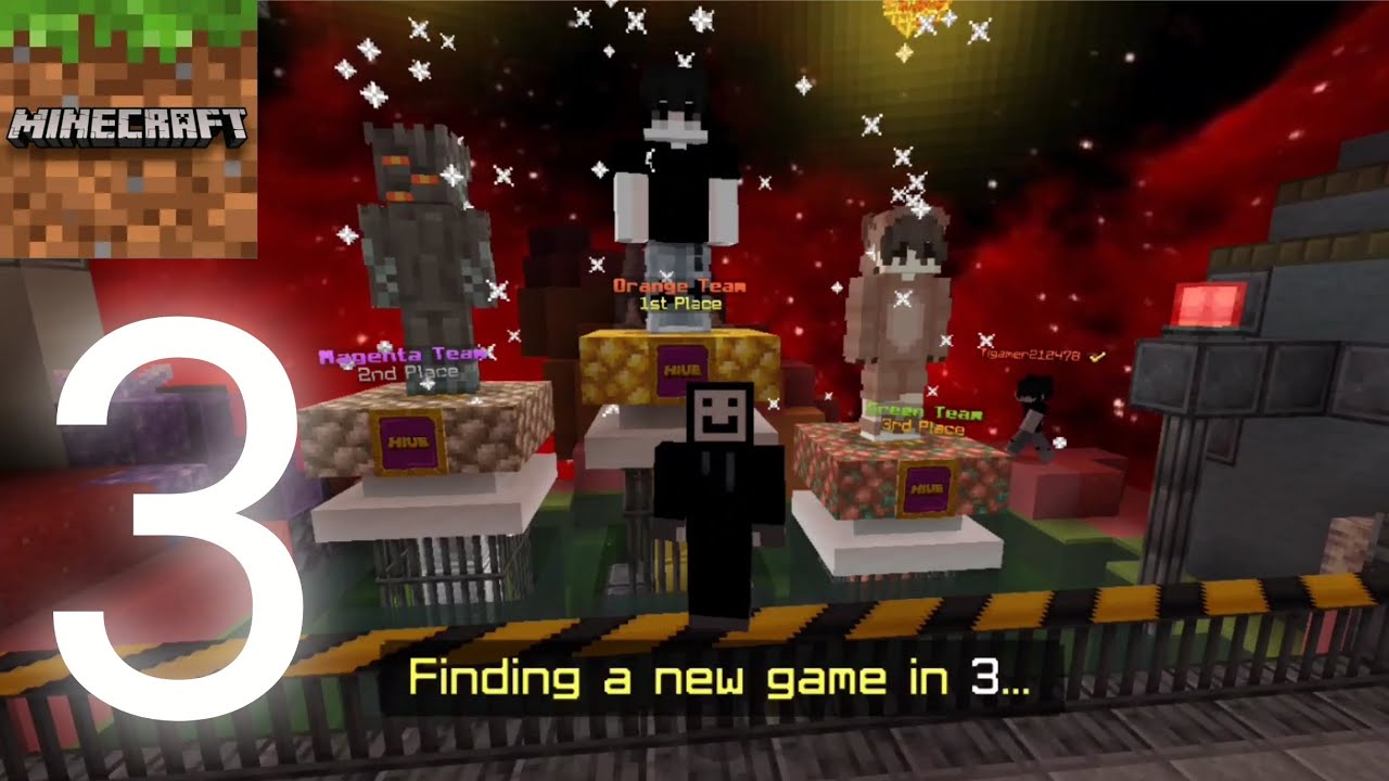Minecraft PE - The Hive - BEDWARS - GamePlay - Part 3