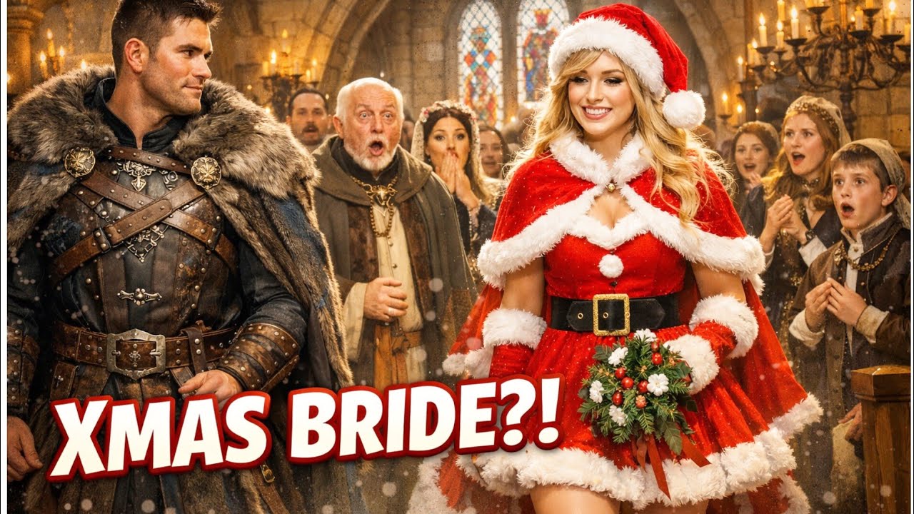 why she wore Christmas dress instead of her wedding gown... 