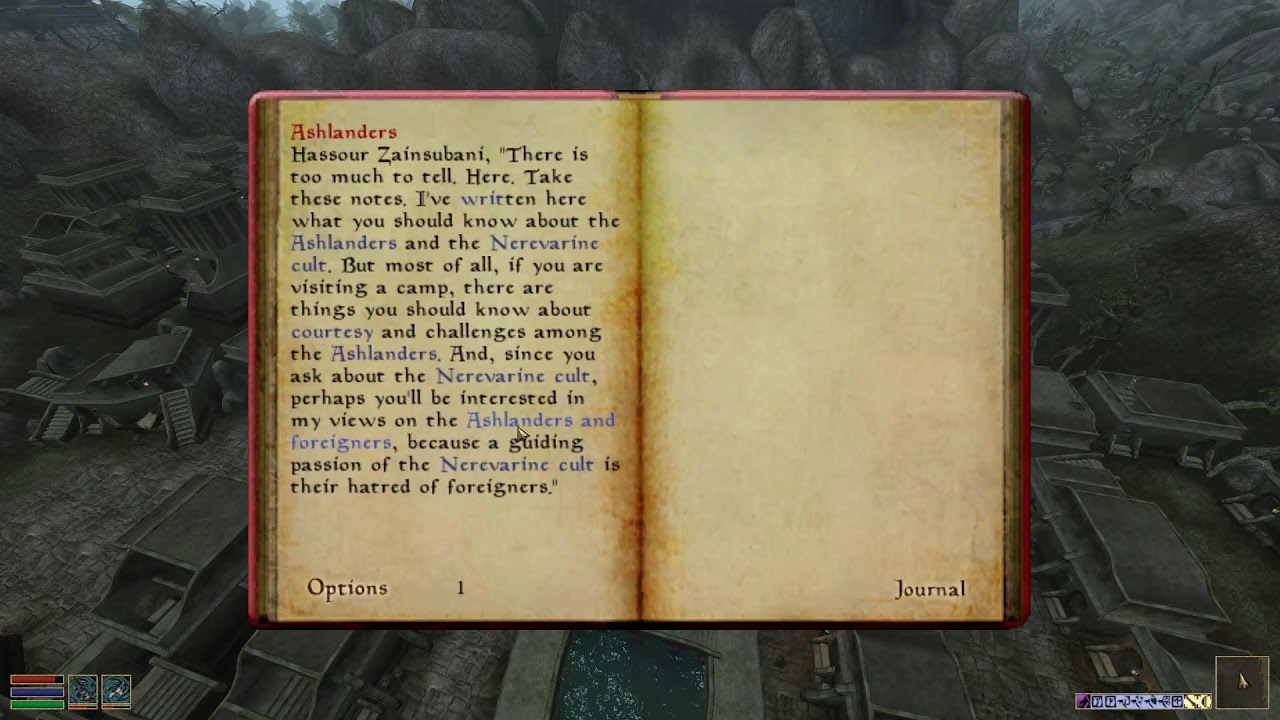 advancing plot in morrowind 4