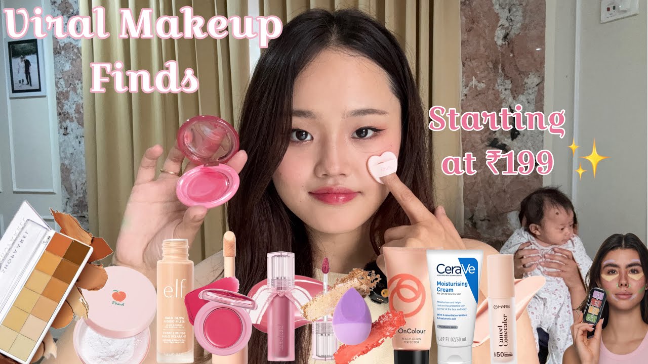 Budget Makeup Haul/ Starting at ₹199 😍