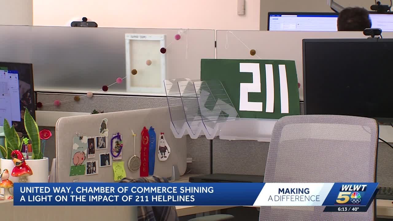 United Way of Greater Cincinnati raising awareness for 211 Helpline