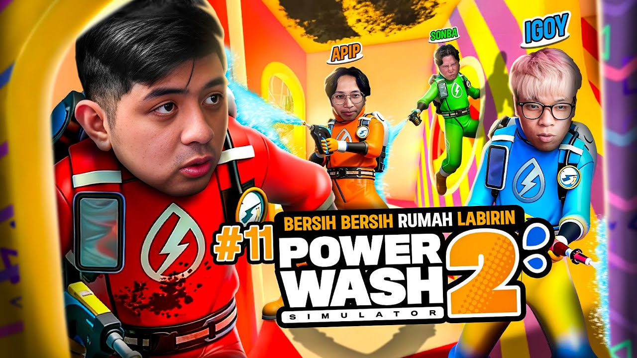 LAMA2 PUCINK NIH MUTER2 NI RUMAH !!! [ PowerWash Simulator 2 ] Part 11