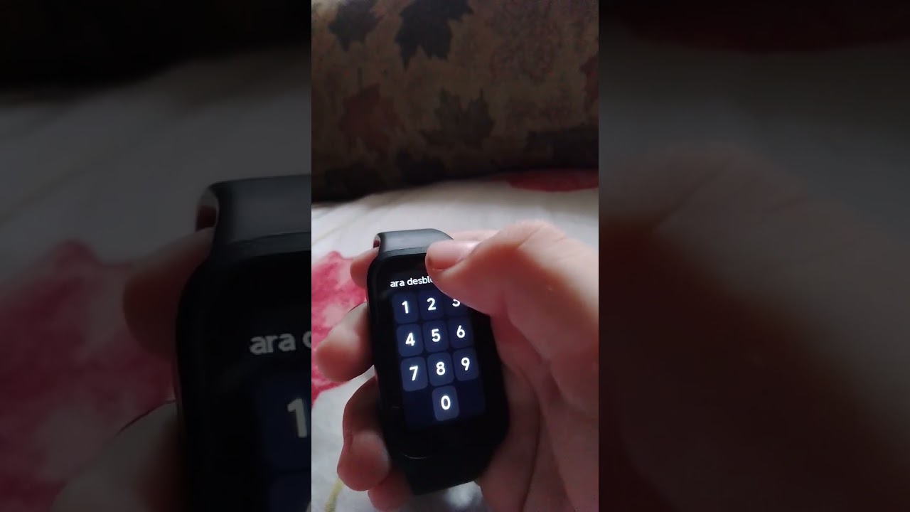 Xiaomi Smart band 9 Active. pin locked it's secret. it's easy