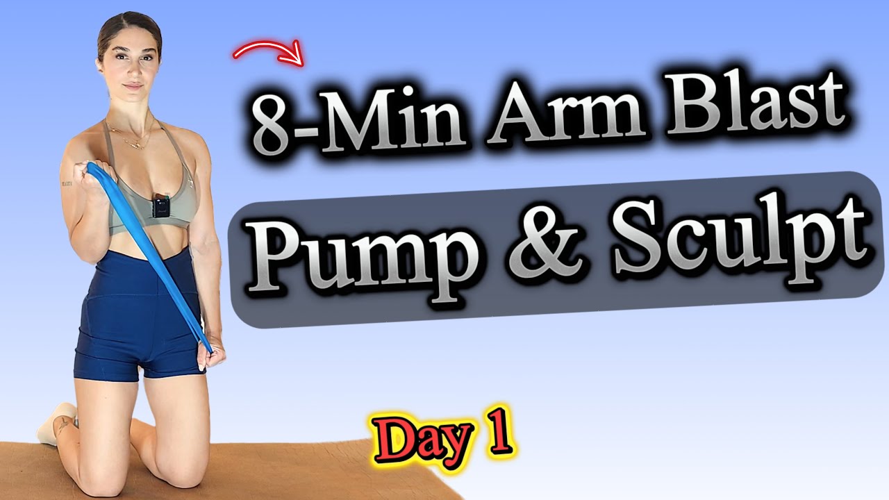 Sculpt & Strengthen Your Arms with Resistance Bands! | Day 1