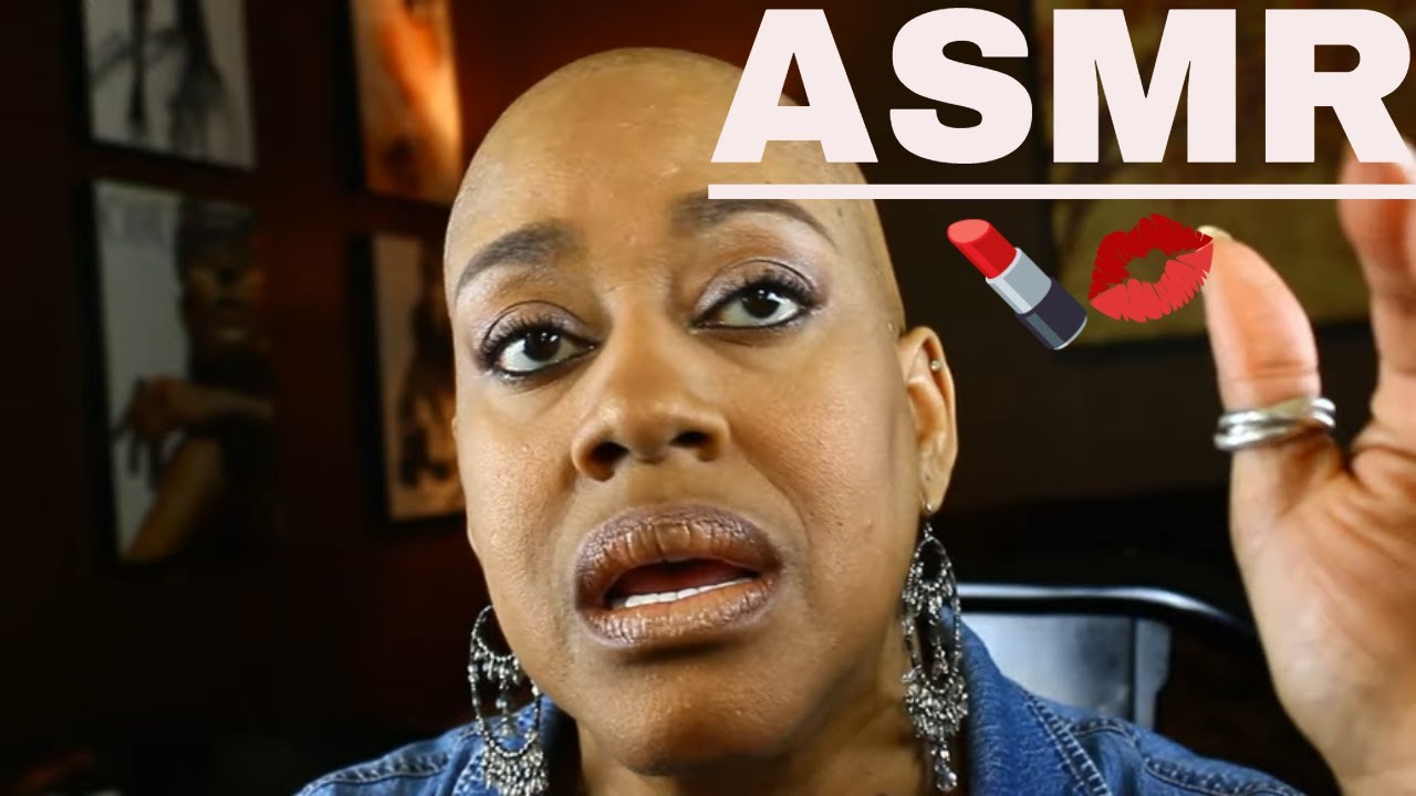 ASMR GRWM Makeup Application 💄💄💋 Feature MAC Revlon ASMR Triggers Whispering Gum Chewing Tapping