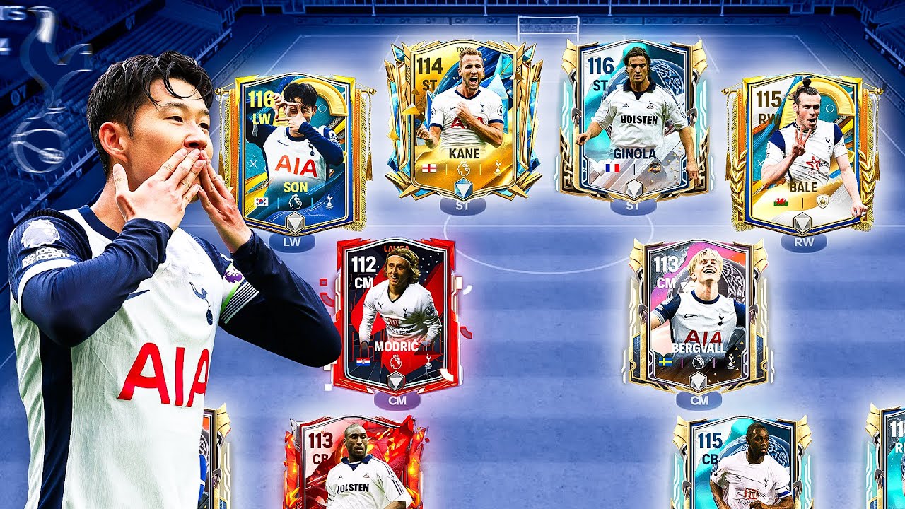 I Built All Time Best Tottenham Hotspur Special Squad In FC Mobile 