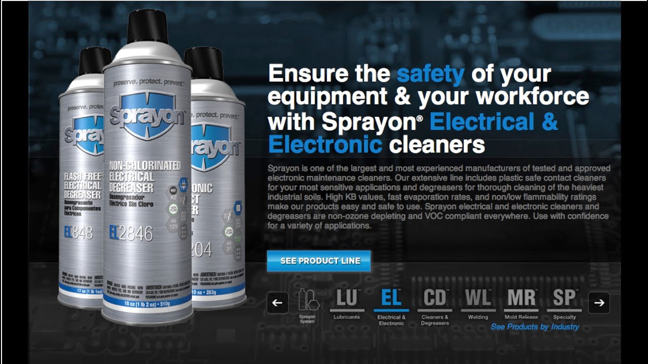 Sprayon Products - Electrical & Electronic Products