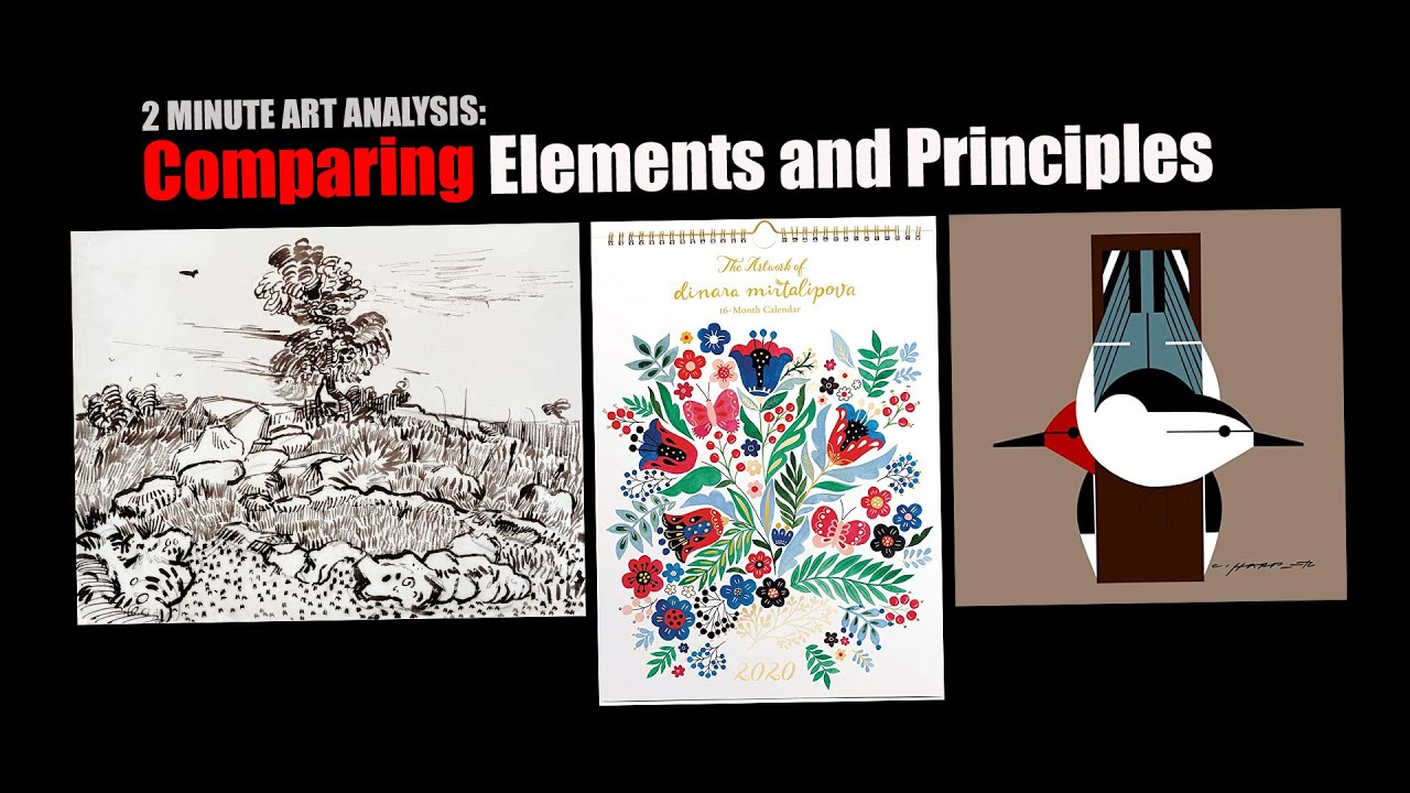 2min Art Analysis: Comparing Elements and Principles