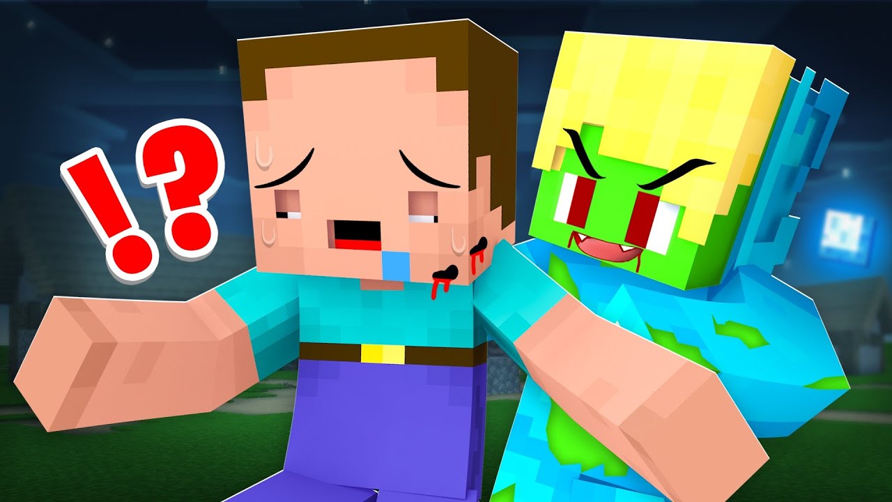 Warum UKRI ein ZOMBIE wurde und BILLY in Minecraft gebissen hat?