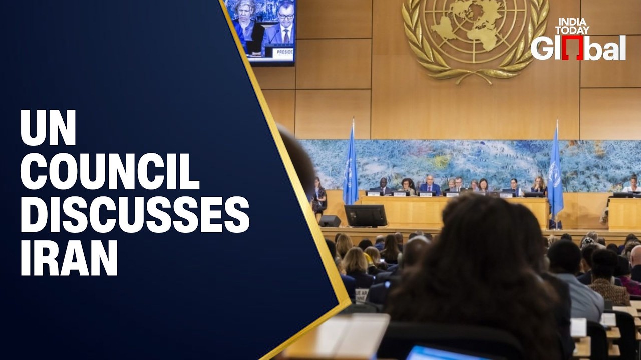 LIVE: UN Officials Brief Human Rights Council on Iran Situation