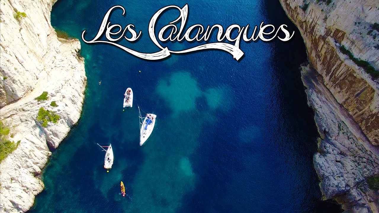 Les calanques de Marseille vues en Drone