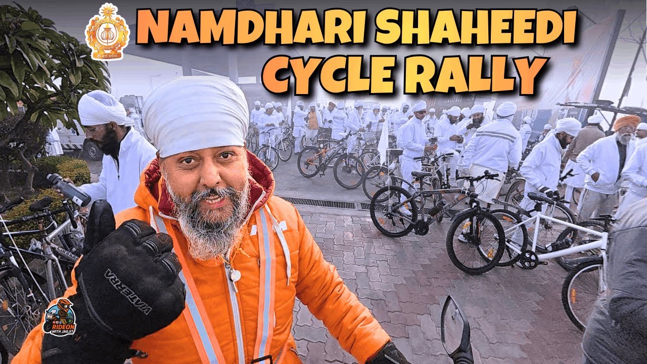 Namdhari Shaheedi 🚴‍♂️ Cycle Rally: Sri Bhaini Sahib se Malerkotla Tak