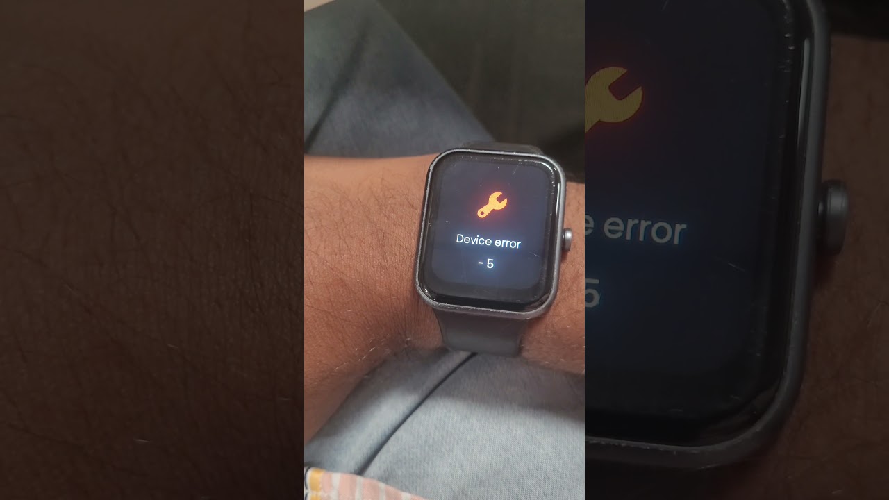 Fastrack Device Error -5 #fastrackwatches #bug #needsupport