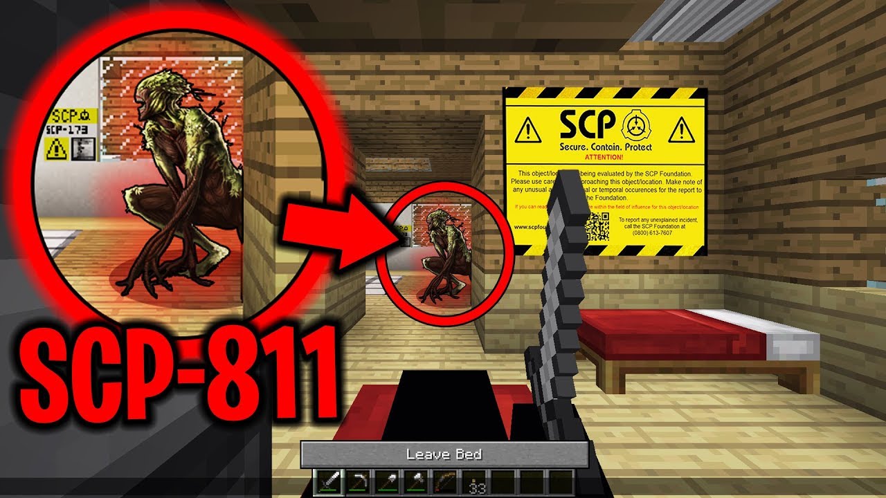 You may not rest now, SCP-811 is nearby... (Scary Minecraft Video)