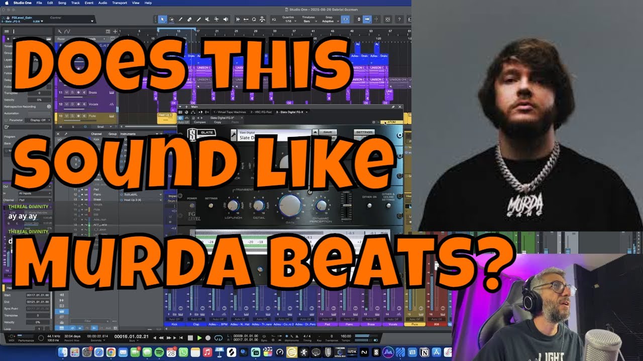 Murda Beatz Type Beat/ Studio One Pro 7 Livestream 2025