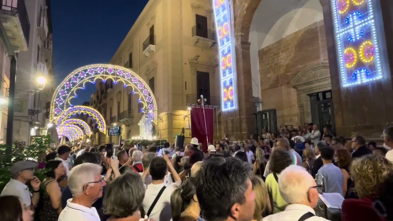 ( Trapani ) Uscita di Sant’ Alberto Dalla Cattedrale del 07/08/2025