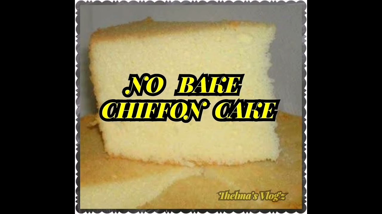 NO BAKE CHIFFON CAKE ( perfect for your daily meryenda promise 🥰) Just watch Tell The End