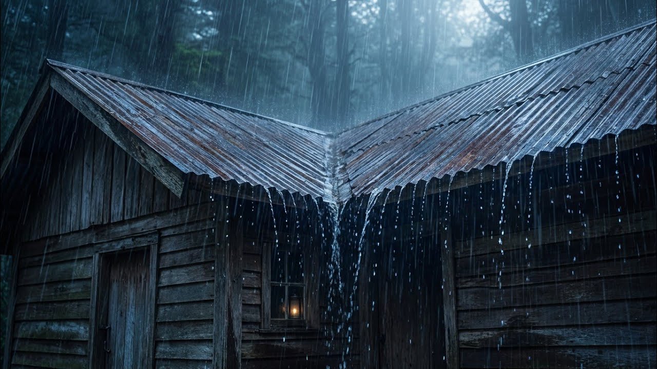 Instant Sleep Tonight | Soft Rain on a Tin Roof for Stress & Anxiety Relief