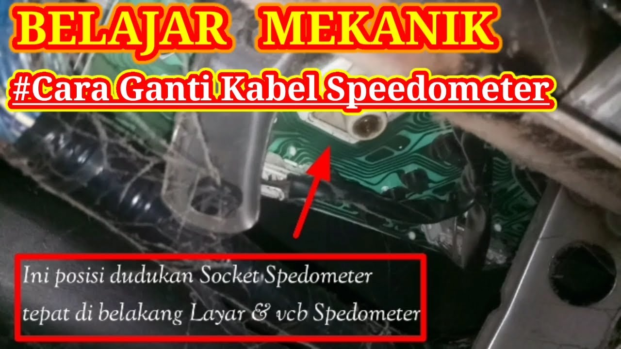 Belajar Mekanik # Cara Ganti Kabel speedometer Avanza|Xenia