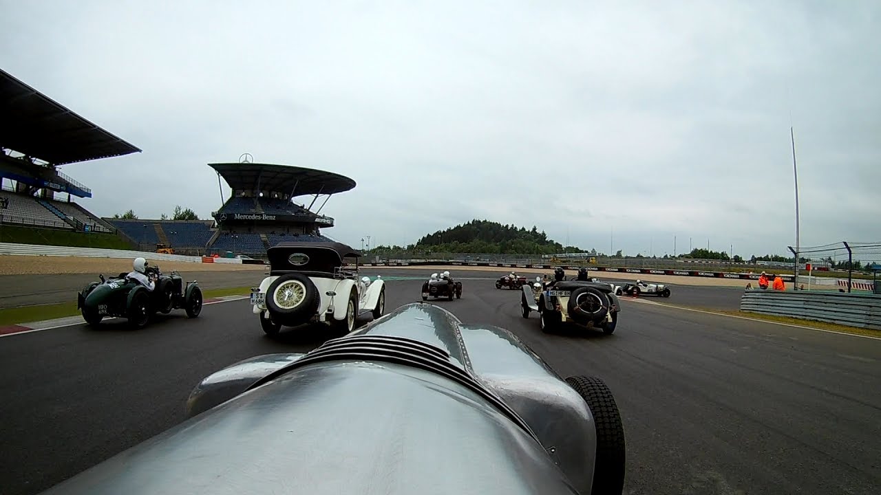Nürburgring Classic 2017 - Elefantenrennen Le Mans Start - onboard 1927 Bentley Old Mother Gun