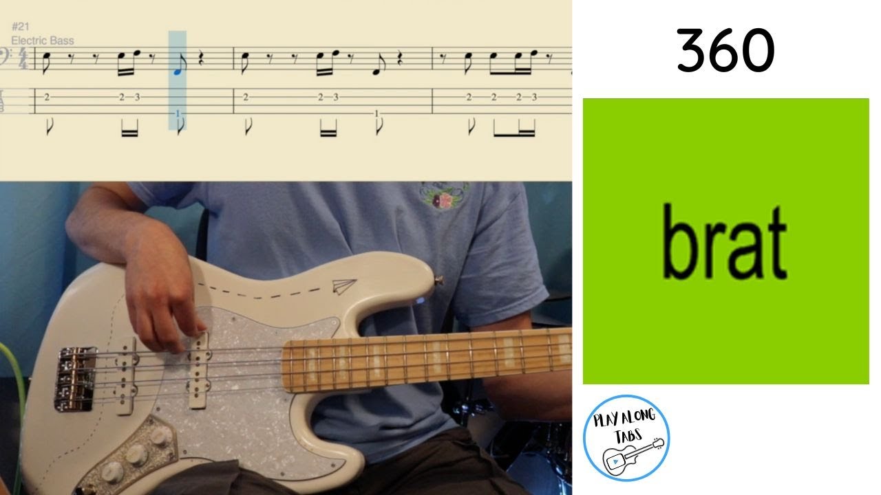 Charli xcx: 360 - Bass Cover with Bass Tab