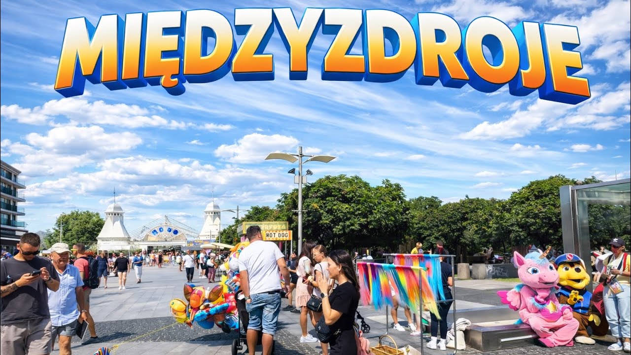 🇵🇱 Międzyzdroje Spacer Promenada Gwiazd / Molo / Plaża / 🇩🇪Misdroy | Walking Tour Summer [4k UHD]