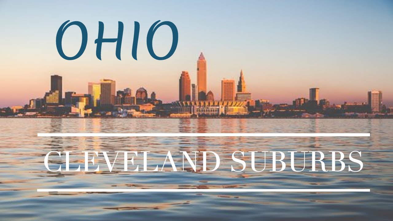 Cleveland Ohio Western Suburbs And Lake Erie Drone Footage