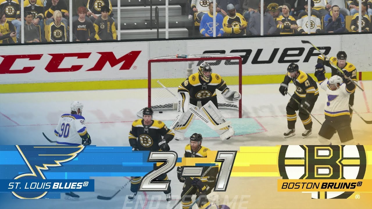 NHL 20 - Stanley Cup Final 2019: St Louis Blues v Boston Bruins Gameplay [1080p 60FPS HD]