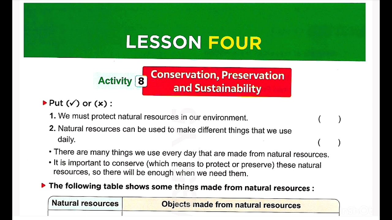 Science G5 lesson 4 Concept 3.2 المعاصر ساينس خامسة ابتدائي ترم تانى منهج جديد ٢٠٢٦